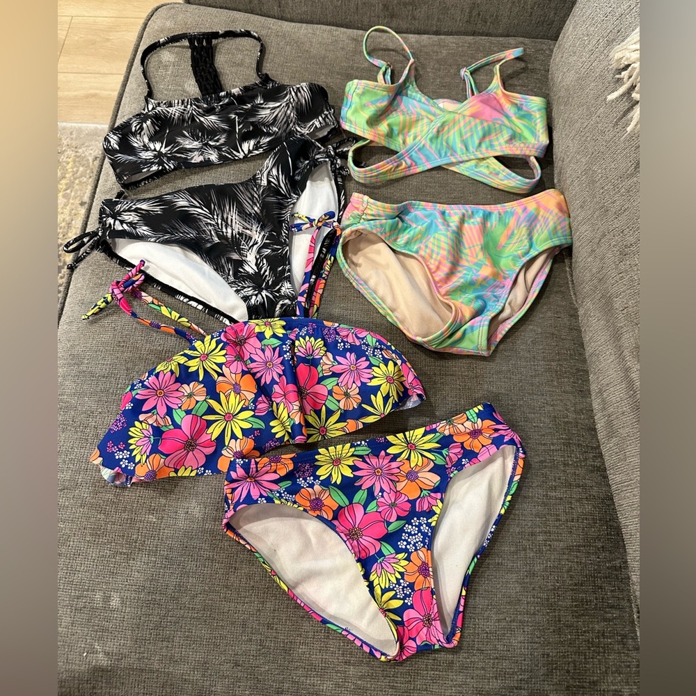 3 Swimsuits Bundle - Size 8 Girl’s